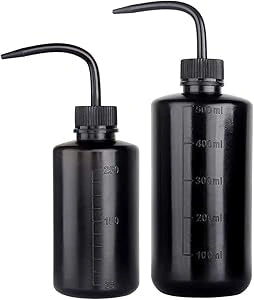 Black Tattoo Squeeze Bottle 250ml/500ml | Plastic Rinse Bottle for Tattoo Artist - Tattoo Boutique